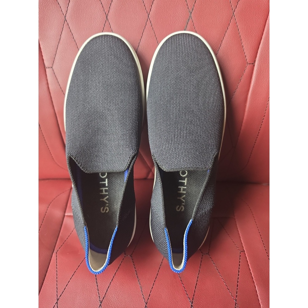 Rothy's The Original Slip On Sneaker‎ in Navy Blue Size 7.5